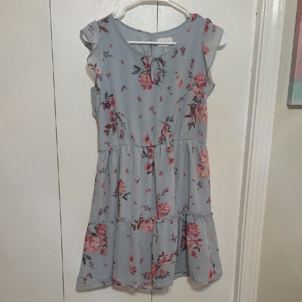 The Children's Place Blue and Pink Floral Dress
